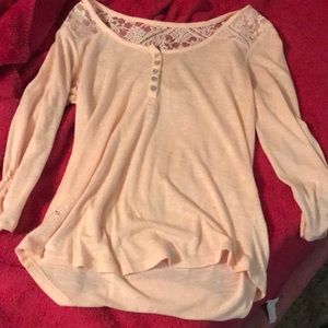 Cute light pink shirt size xsmall